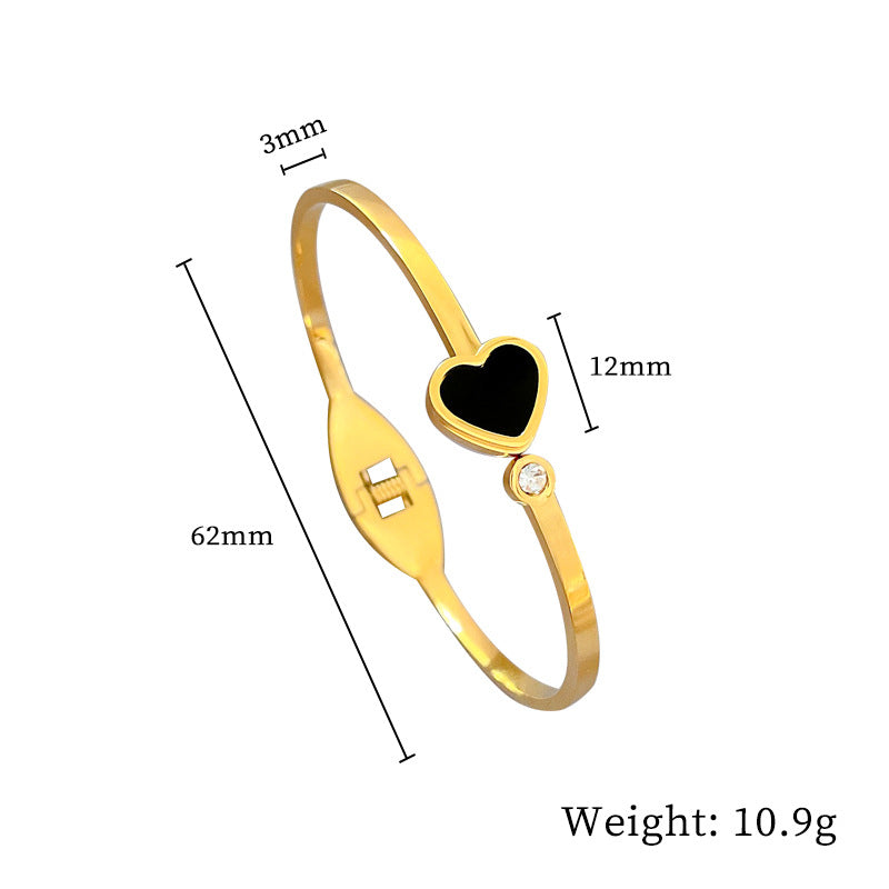 Love Heart Charm Designer Bracelets