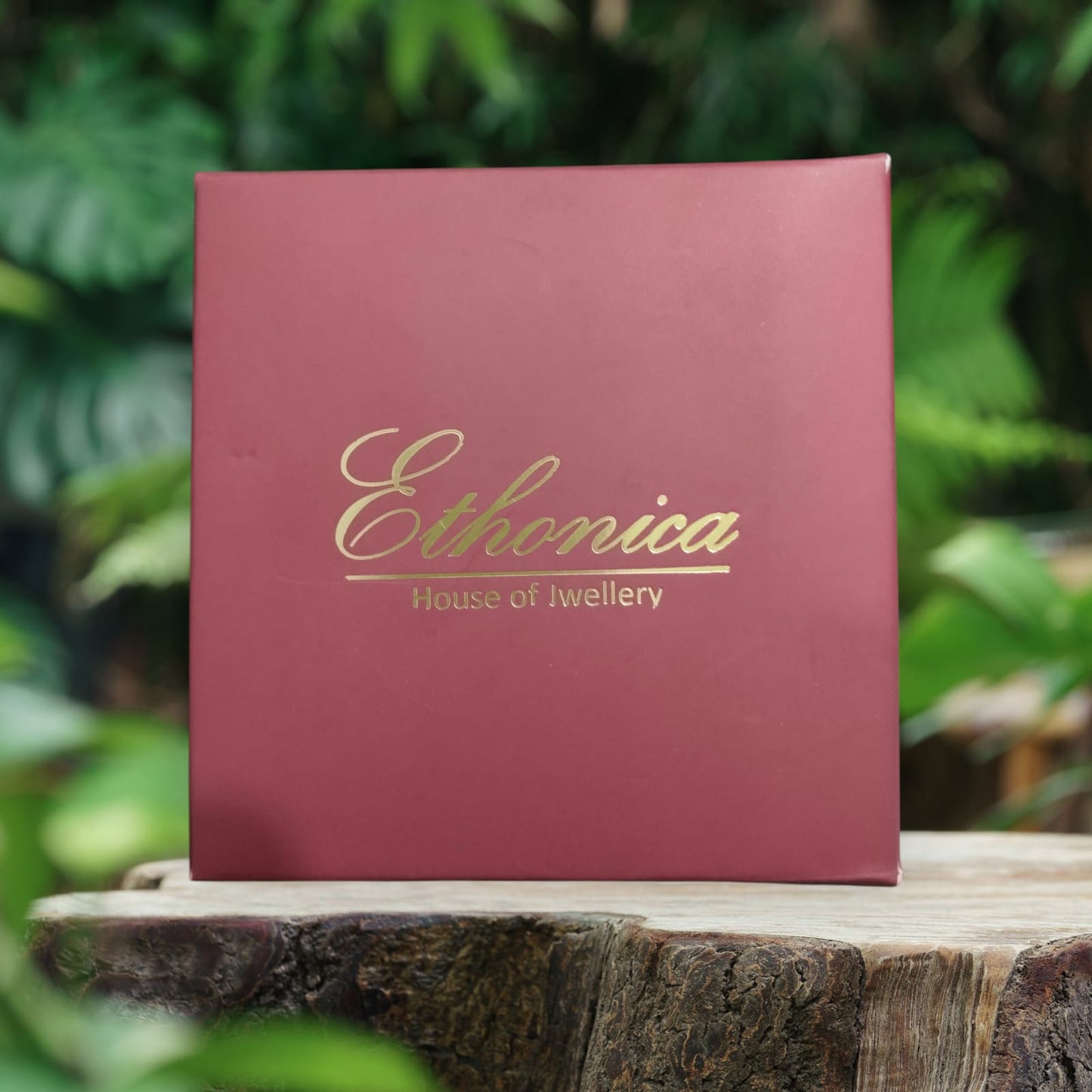 Ethonica Floral Stud Earring with Simulated Pearl Accents