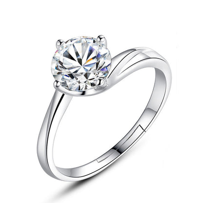Crystal Ring for girls & women (Adjustable)