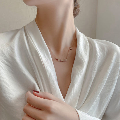 Stainless Steel Daisy Flower Pendant Necklace