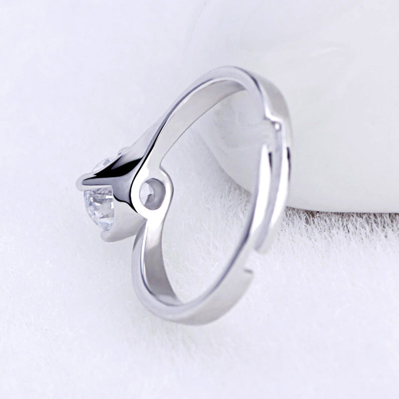 Crystal Ring for girls & women (Adjustable)