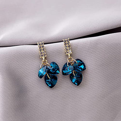 Blue Crystal Rhinestone fashion african earrings trends