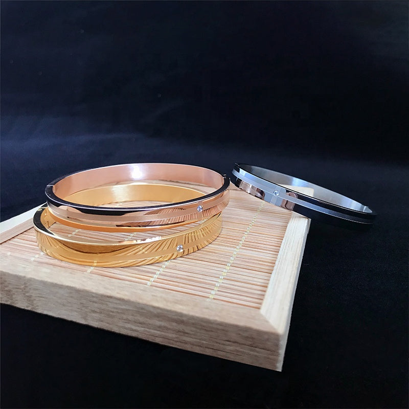 Simple Diamond Zircon Bracelet