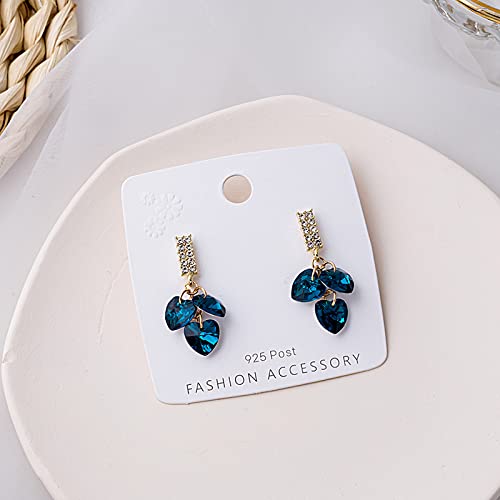 Blue Crystal Rhinestone fashion african earrings trends