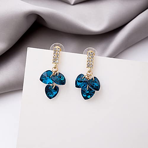 Blue Crystal Rhinestone fashion african earrings trends
