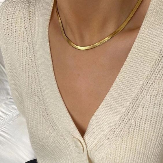 18K Gold Plated Anti Tarnish snake chain