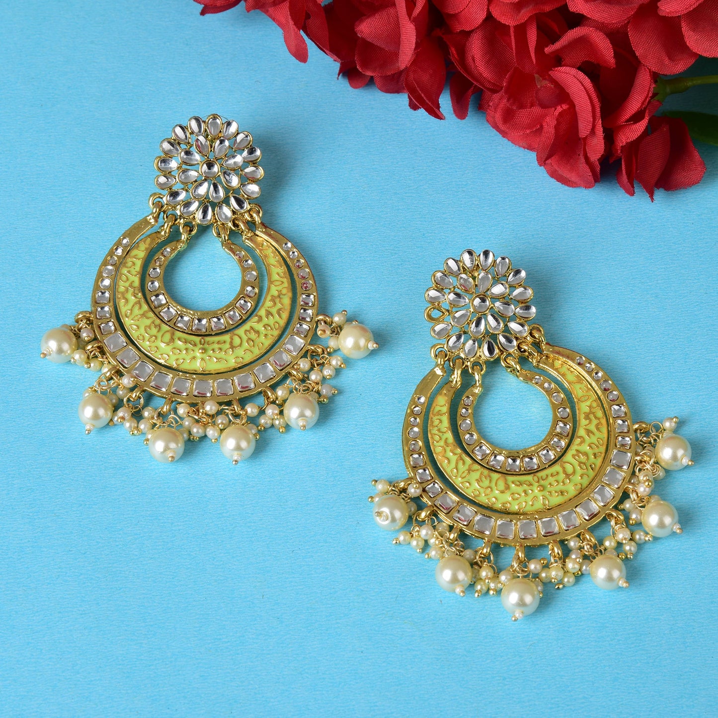 Multiple Layered Chandbali Earring For Women