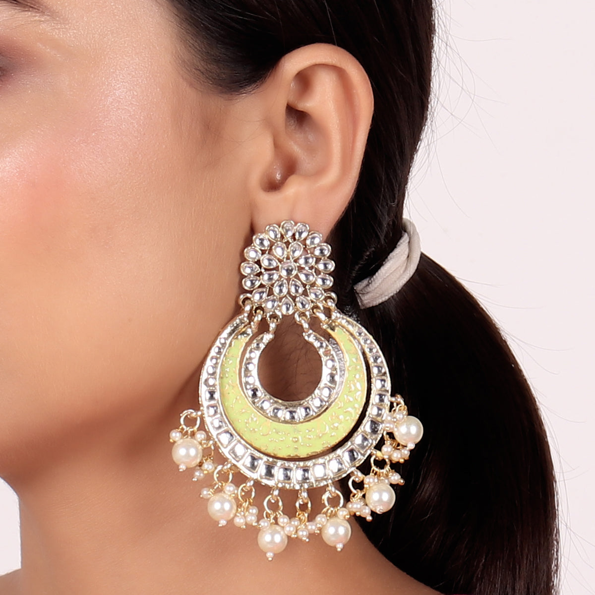 Multiple Layered Chandbali Earring For Women