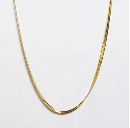 18K Gold Plated Anti Tarnish snake chain
