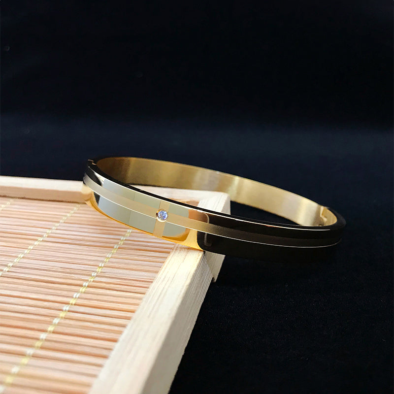 Simple Diamond Zircon Bracelet