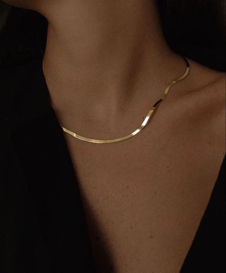 18K Gold Plated Anti Tarnish snake chain