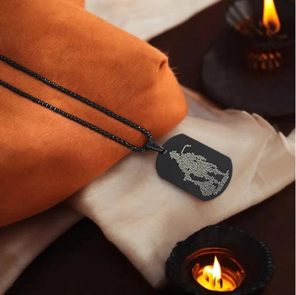 Hanuman Chalisa Locket Pendant with Chain