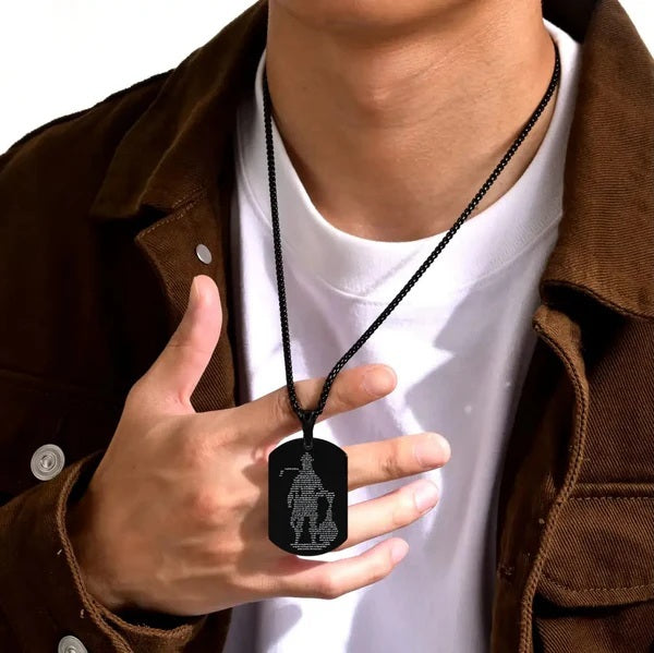 Hanuman Chalisa Locket Pendant with Chain