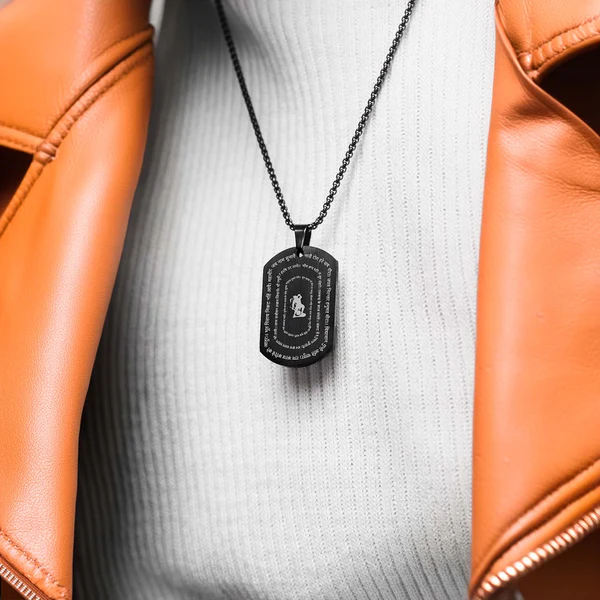Hanuman Chalisa Verse 9 MicroCarved Locket