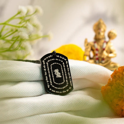 Hanuman Chalisa Verse 9 MicroCarved Locket