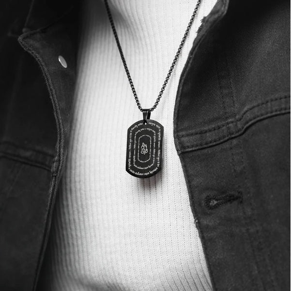 Hanuman Chalisa Verse 9 MicroCarved Locket