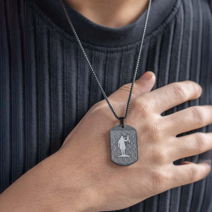 108 Om Namah Shivay MicroCarved Necklace