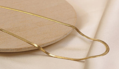 18K Gold Plated Anti Tarnish snake chain